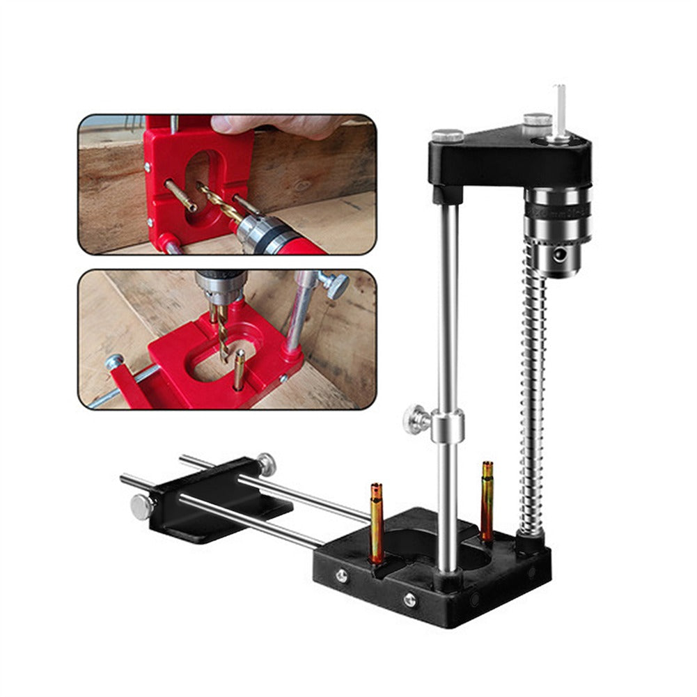 Precision Drill Guide for Woodworking with 2-Inch Capacity