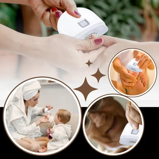Smart Nail Trimmer with Dual Speed Control for Effortless Grooming