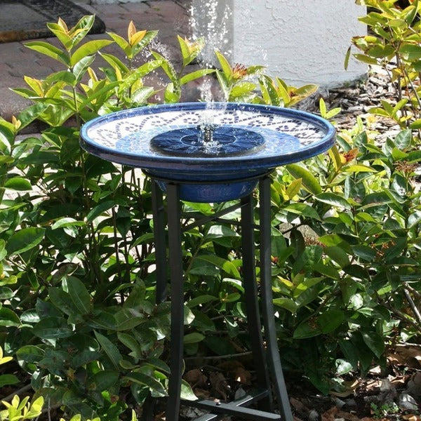 Eco-Friendly Solar Fountain with Versatile Nozzle Options