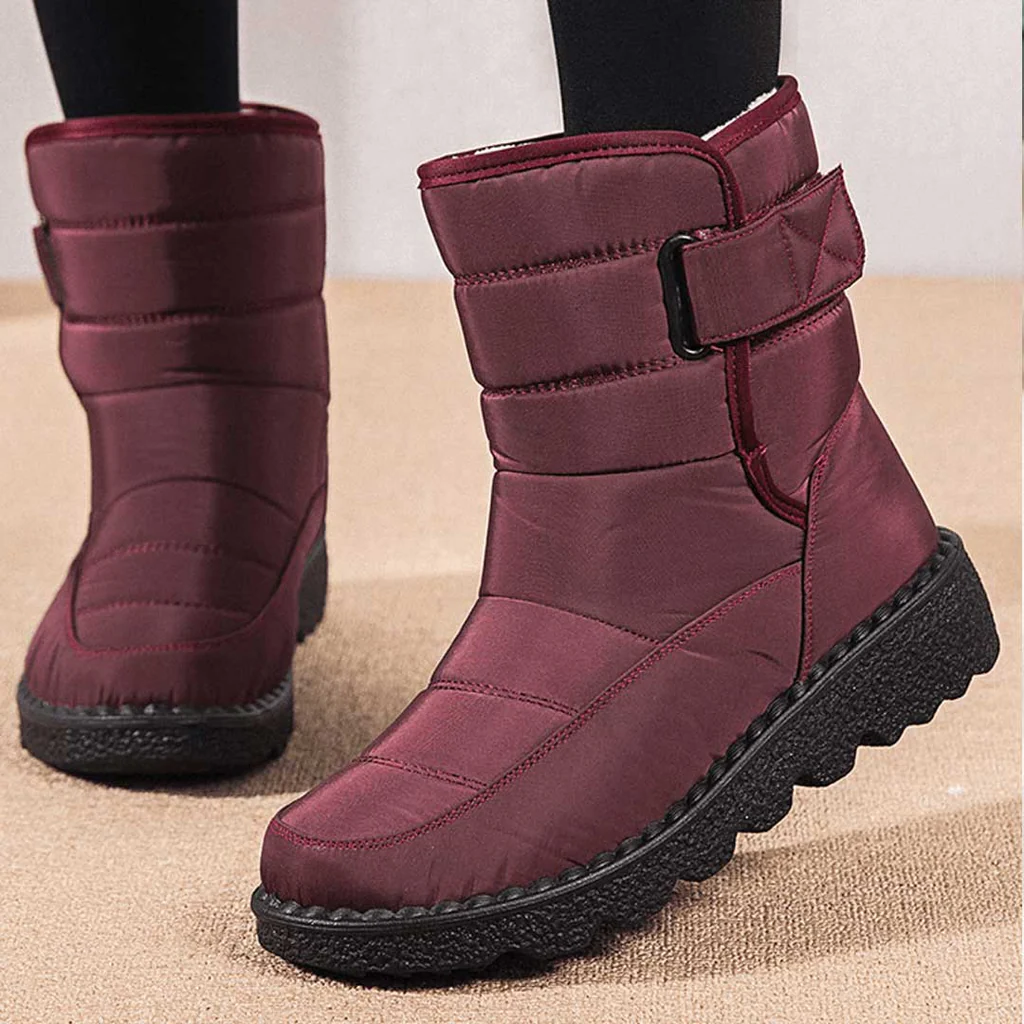 Women's Winter Boots - Waterproof, Non-Slip, Warm, High Shaft