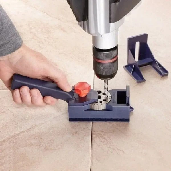Precision Drill Alignment Tool with Adjustable Depth Control