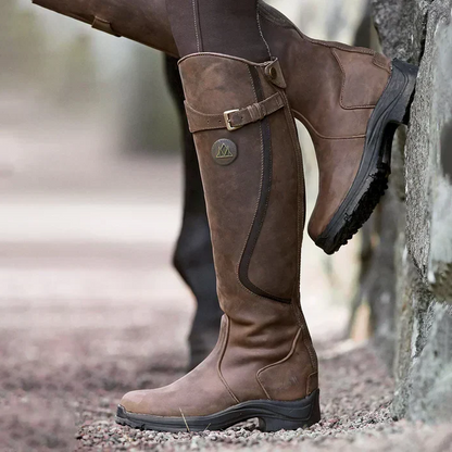 Insulated Snow Boots for Men and Women – Waterproof Synthetic Leather