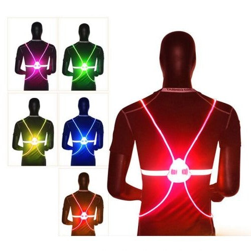 High-Visibility LED Safety Vest with 360-Degree Illumination
