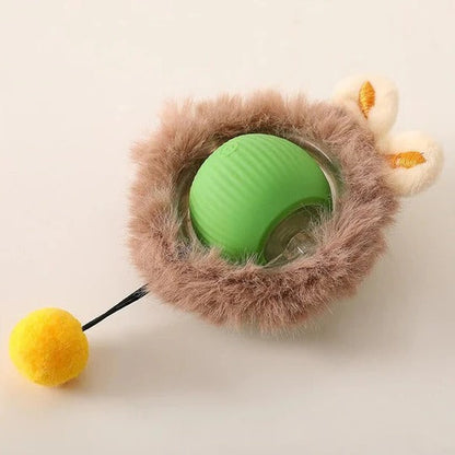 Engaging Motion-Activated Rolling Toy with Interactive Tail