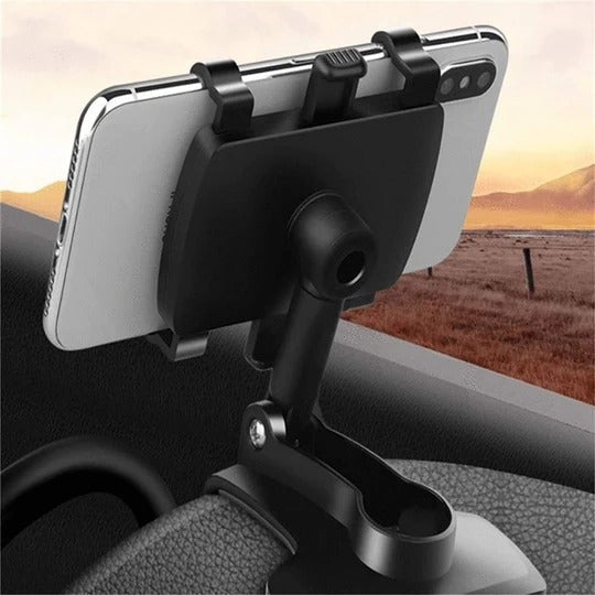 Versatile 360-Degree Vehicle Phone Holder for Safe Driving