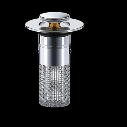 SealGuard Sink Stopper: Effective Odor Control & Debris Filter