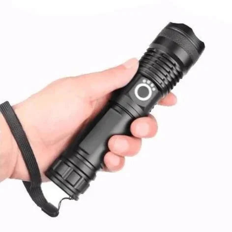 100000 Lumens Powerful Rechargeable Flashlight