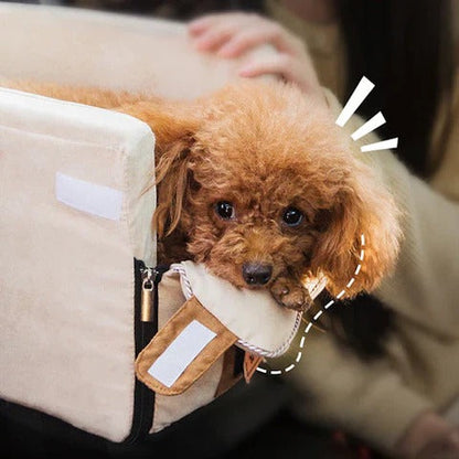 Compact Pet Travel Seat for Small Dogs and Cats