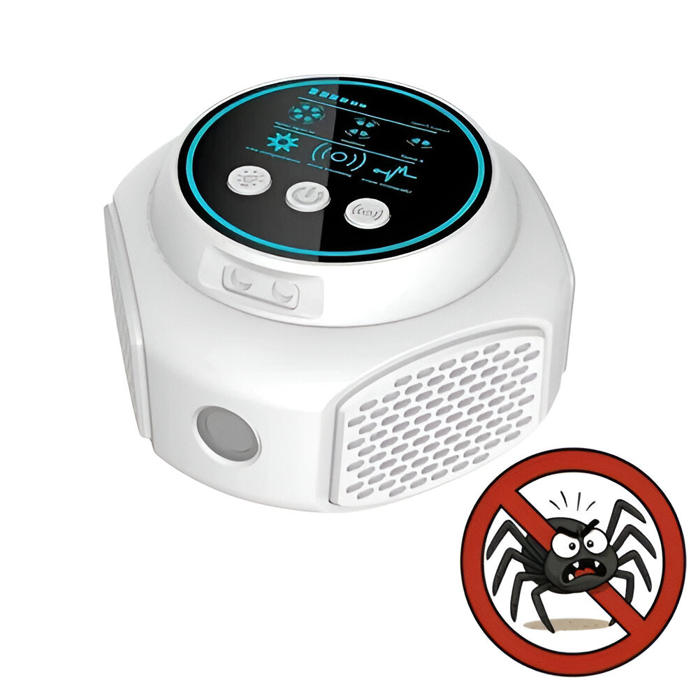 Silent Ultrasonic Pest Control Device, 25-45 KHz, Covers 3200 Sq Ft
