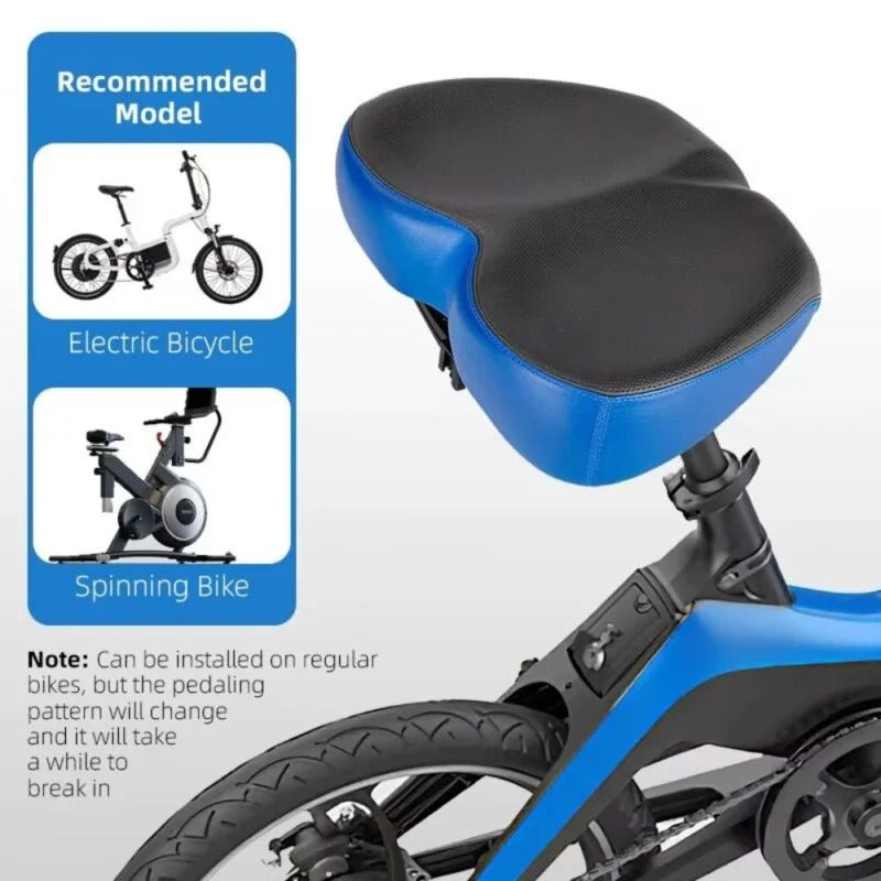 Ultimate Comfort Bike Seat with Vibration Dampening and Weather Resistance