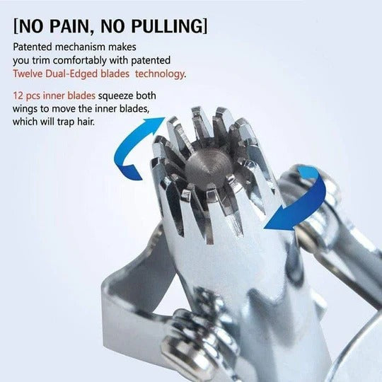 Precision Manual Trimmer for Nose and Ear Hair Grooming