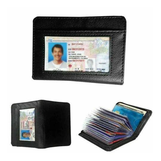 Compact Secure Wallet for Cards and Cash with Locking Closure