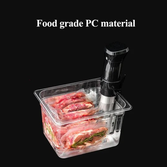 Precision Cooking Vessel with Secure Lid and Scale Indicators