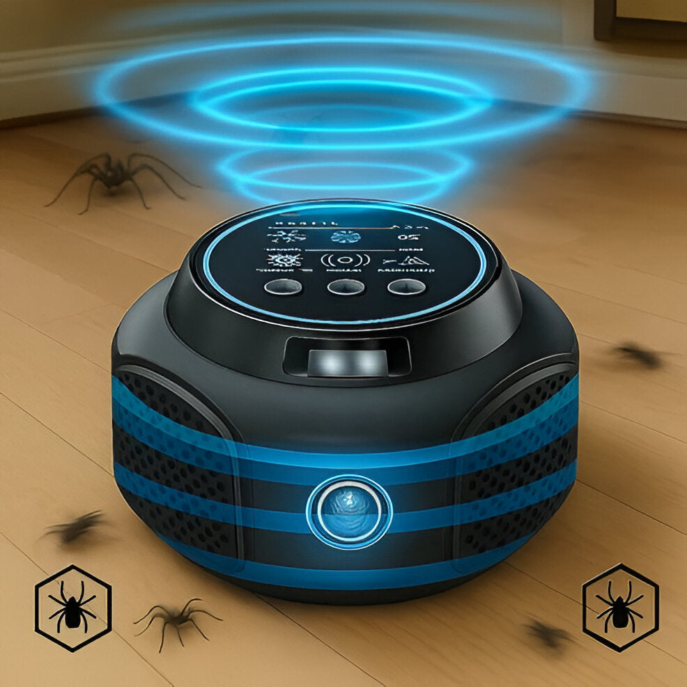 Silent Ultrasonic Pest Control Device, 25-45 KHz, Covers 3200 Sq Ft
