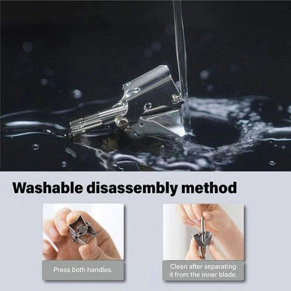 Precision Manual Trimmer for Nose and Ear Hair Grooming