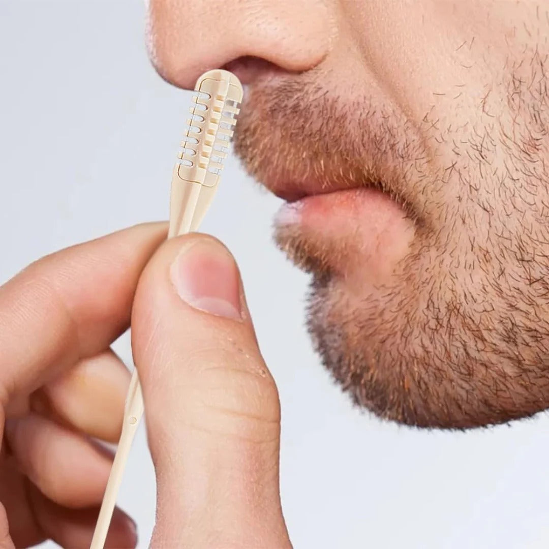 Precision Nose Hair Groomer with Full Rotation and Easy Grip