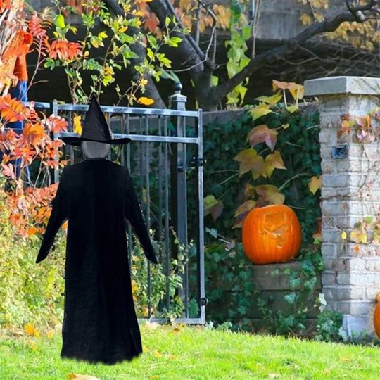 Enchanted Witchyard Stake with Lights for Spooky Decor