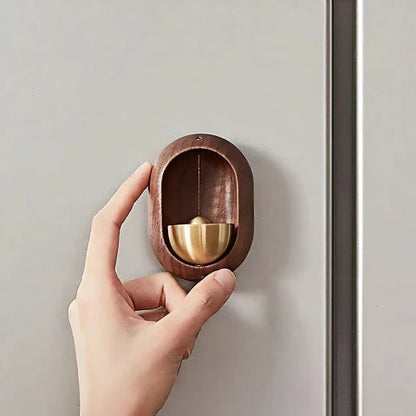Elegant Door Alert Chime with Magnetic and Adhesive Mounting