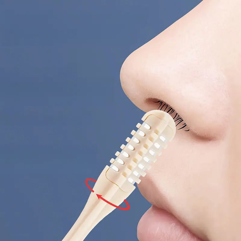 Precision Nose Hair Groomer with Full Rotation and Easy Grip