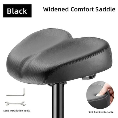 Ultimate Comfort Bike Seat with Vibration Dampening and Weather Resistance