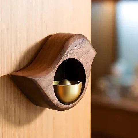 Elegant Door Alert Chime with Magnetic and Adhesive Mounting