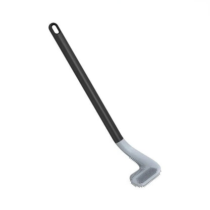 Self-Cleaning Toilet Brush with Enclosed Storage Base