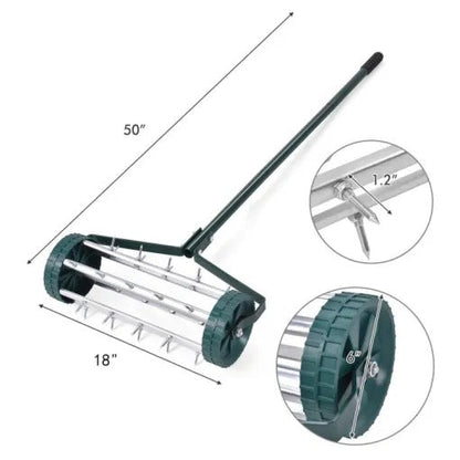 Durable Manual Lawn Aerator for Effective Yard Care