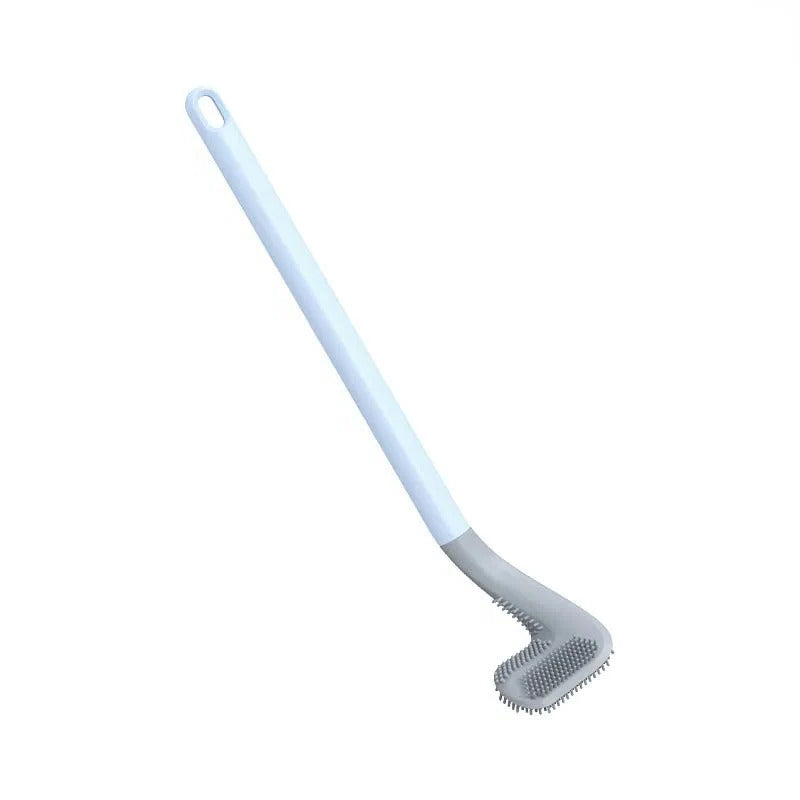 Self-Cleaning Toilet Brush with Enclosed Storage Base