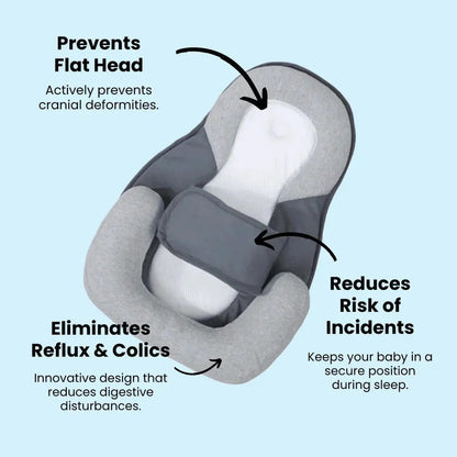 Elevated Baby Support Pillow for Comfortable Rest