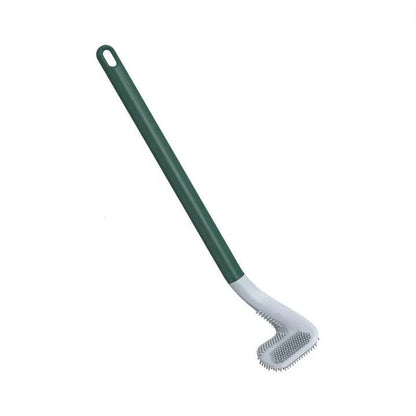 Self-Cleaning Toilet Brush with Enclosed Storage Base