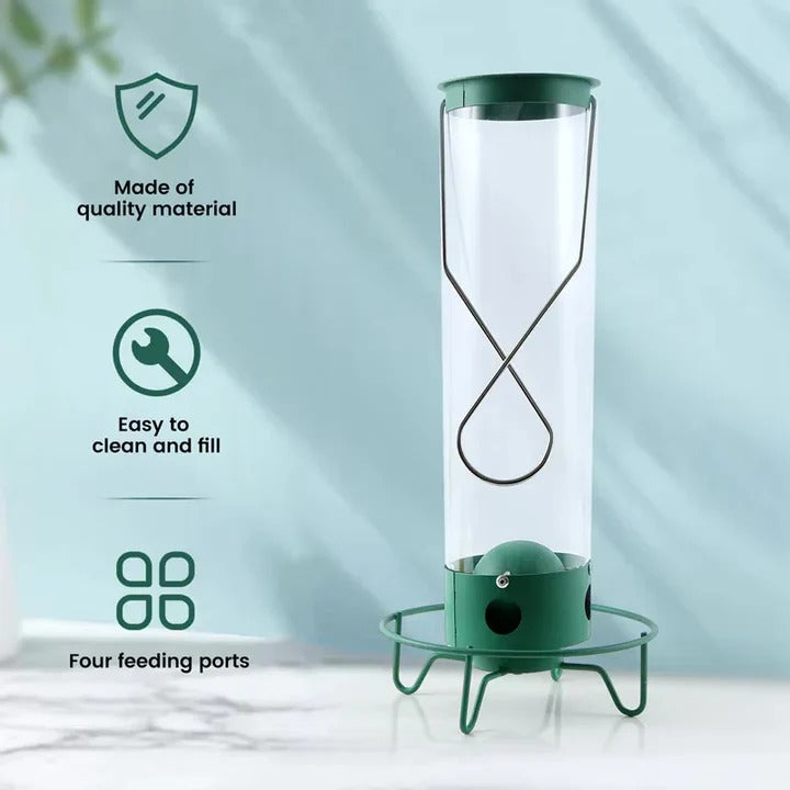 Squirrel-Resistant Bird Feeder for Backyard Birds
