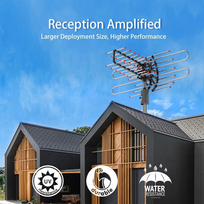All-Direction Outdoor Antenna for Reliable Signal Reception