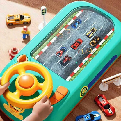 Interactive Racing Adventure Set with Steering Wheel Control