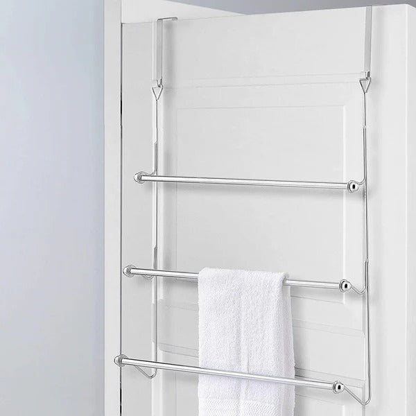 Metal Over-Door Towel Rack with Four Bars