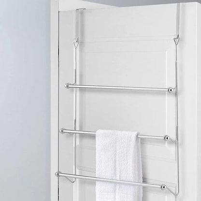 Metal Over-Door Towel Rack with Four Bars