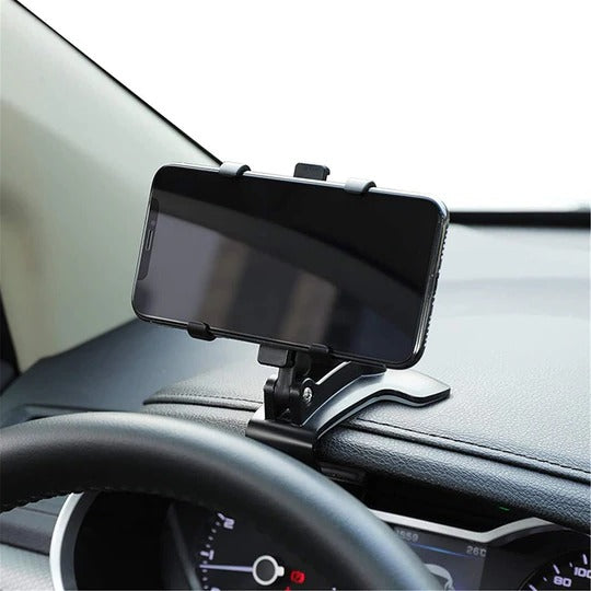 Versatile 360-Degree Vehicle Phone Holder for Safe Driving