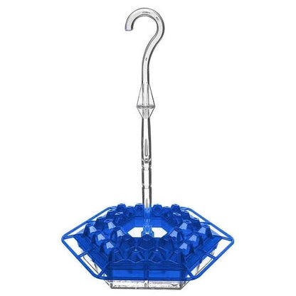 UV Resistant Polycarbonate Hummingbird Feeder with 30 Flower Ports and Ant Moats