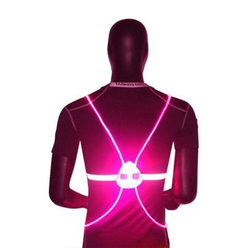 High-Visibility LED Safety Vest with 360-Degree Illumination