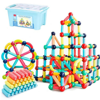 Magnetic Construction Blocks Set for Creative Learning and Play