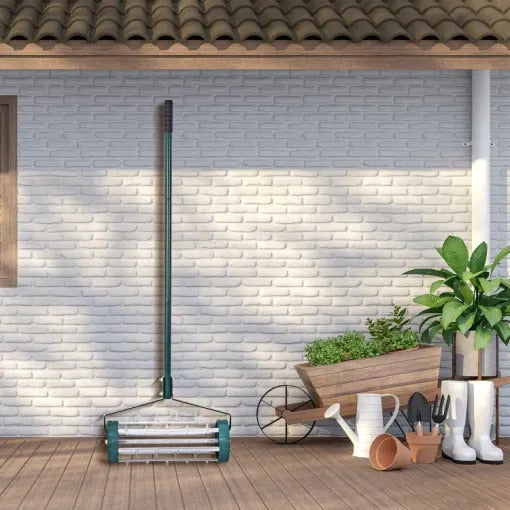 Durable Manual Lawn Aerator for Effective Yard Care