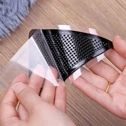 Transparent Dual-Surface Rug Gripper Pads with Adhesive Backing