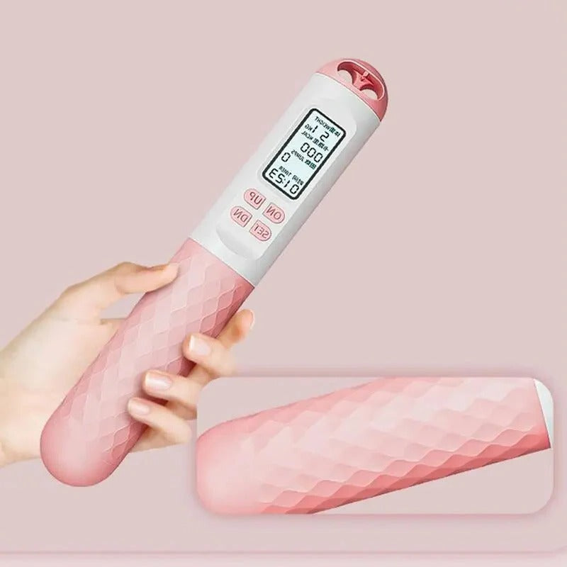 Digital Counter Cordless Weighted Jump Rope – Compact Indoor Skipping