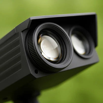 Adjustable Zoom Lens Solar Spotlight with RGB Modes, Waterproof IP65