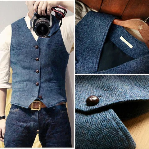 Men's Everyday Essential Sleeveless Layering Vest