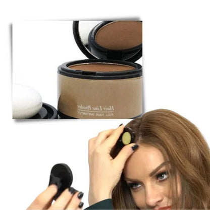 Moisture-Proof Hair Coverage Powder with Convenient Applicator