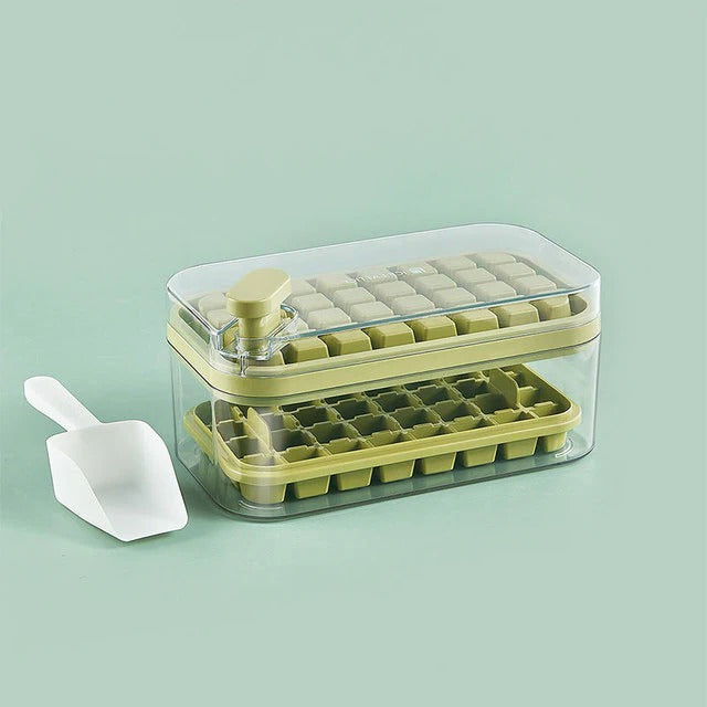 Quick Chill Ice Maker with Effortless Release and Storage