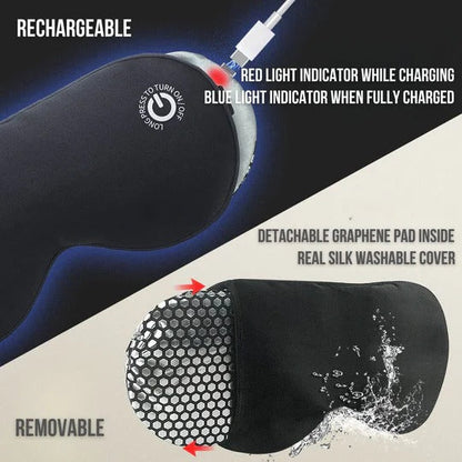 Rechargeable Comfort Heat Eye Mask for Soothing Relief
