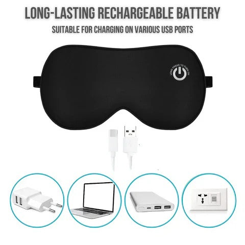 Rechargeable Comfort Heat Eye Mask for Soothing Relief