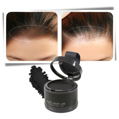 Moisture-Proof Hair Coverage Powder with Convenient Applicator