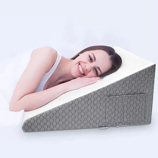 Elevated Comfort Memory Foam Wedge Pillow for Restful Sleep